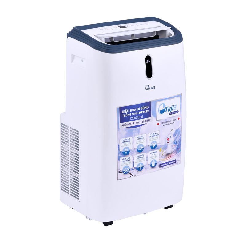 Điều hòa di động FujiE MPAC12 - 12000BTU, kết nối wifi
