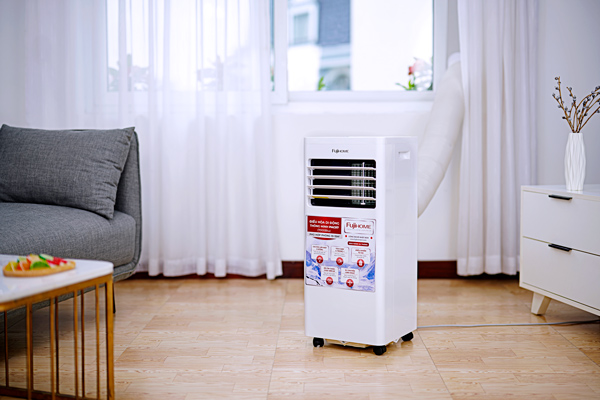 Điều hòa di động Fujihome PAC07 - 7000BTU, điều khiển từ xa