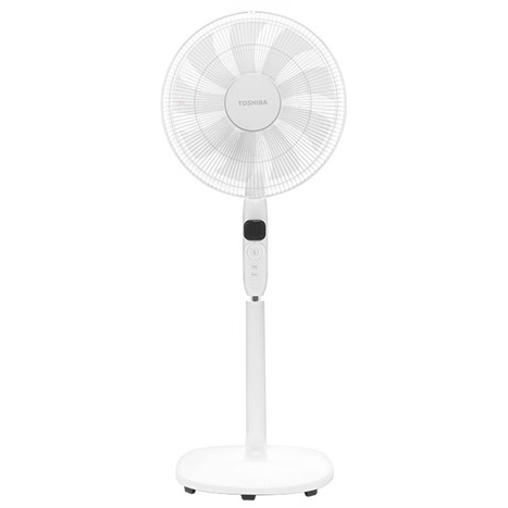 Quạt đứng Toshiba F-LSD10(W)VN màu trắng, có điều khiển