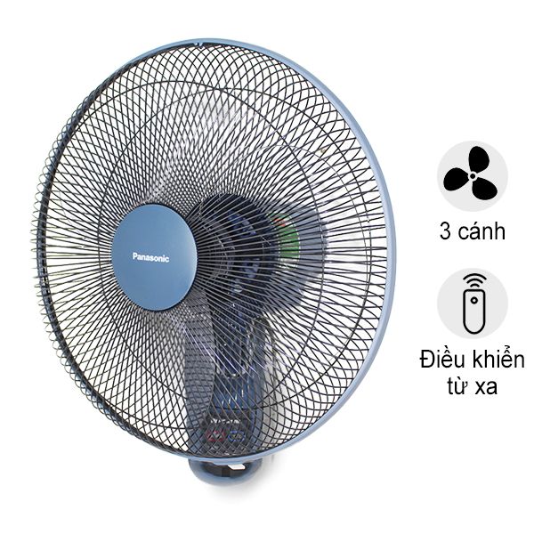 Quạt treo tường Panasonic F-409MB màu xanh
